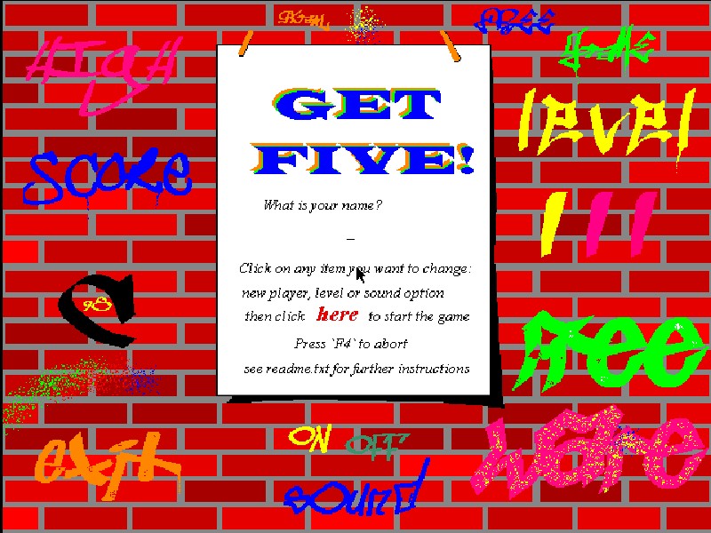 Get 5!